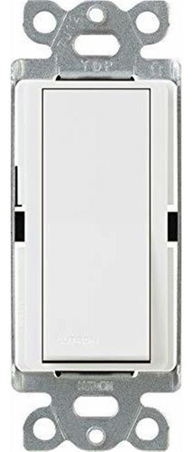 Lutron Claro / Apagar, 15-amp, Unipolar, Ca-1ps-wh, Blanca