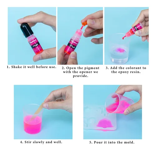 Colorantes Líquidos Para Joyería Y Manualidades 0.6 Ml C/u