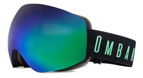 Antiparras Ombak Mavericks Negro Green Fire Ski Snowboard