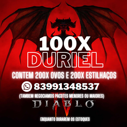 100x Duriel Diablo Iv