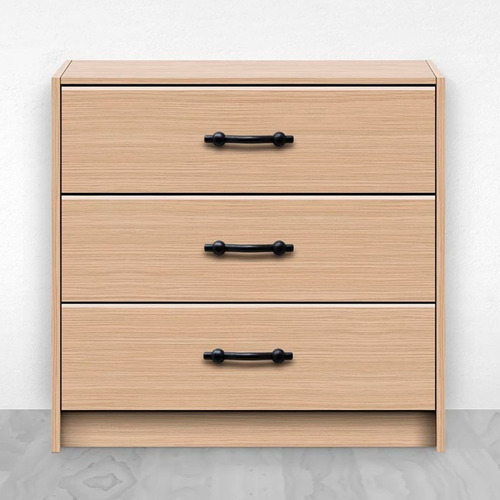 Imagen 2 de 4 de Jaladera Muebles Negro Metal Texturado 110mm Largo Mz Promo