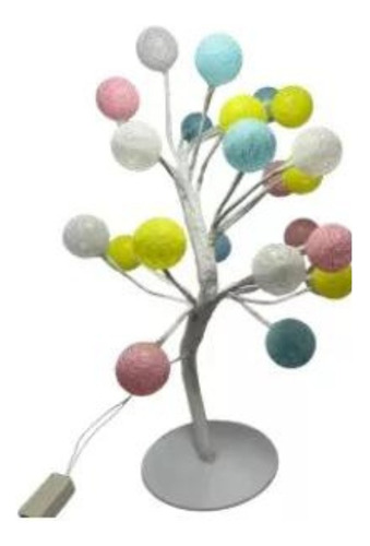 Lampara Rama De Arbol Luz Led Decorativa Para Mesa De Noche Estructura Colores Pantalla Colores 110v