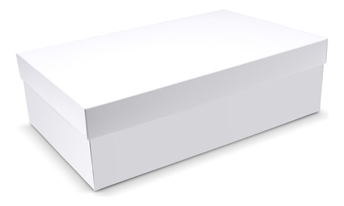 Cajas Cartón Kraft Blanco Armable 24 X 15 X 8 Cm * 6 Und