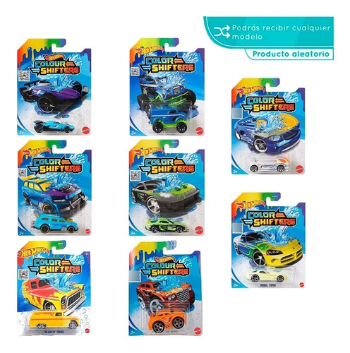 Hot Wheels Vehículos Color Shifters