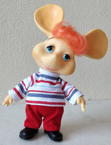 Boneco Topo Gigio De Vinil 20cm Edição Especial Comemorativa