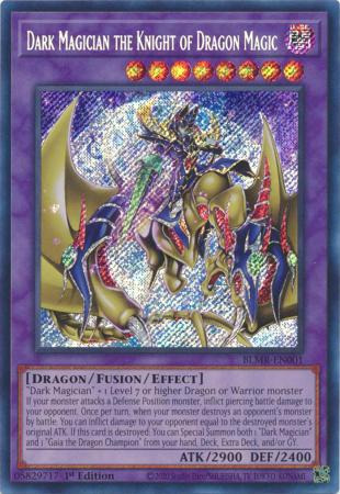 Yugioh! Dark Magician The Knight Of Dragon Magic - Blmr 