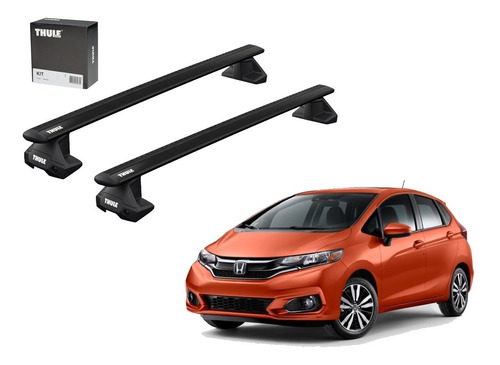 Juego Barras Thule Wingbar Evo Black Honda Fit Iii