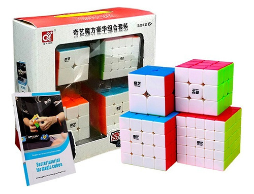 Caja De Cubos Qiyi 2-3-4-5 Gift Box (stickerless)