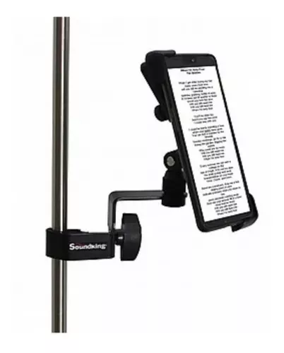 Smartphone articulated mount for mic stand - Soporte articulado smartphone  para pie de microfono