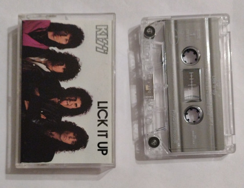 Kiss Lick It Up Cassette Usa Impecable