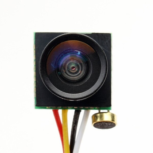 Imagen 3 de 7 de Mini Cámara Fpv Seguridad 170g Gran Angular Con Micrófono