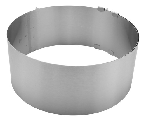 Anillo Para Tarta De Acero Inoxidable Redondo Ajustable De 6
