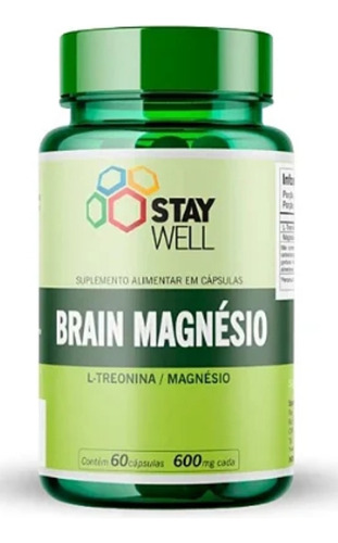 Magnesio L-treonato Stay Well 60 Cápsulas