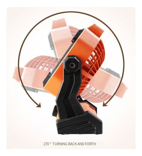 Mini Ventilador De Sobremesa Portátil Recargable Por Usb