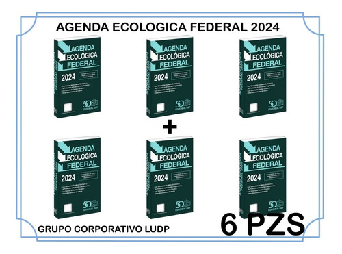 Agenda Ecologica Federal 2024 (6 Piezas)