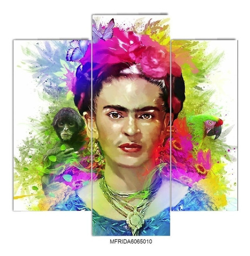 Mural Día De La Madre Frida En 60 X 65 