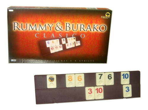 Rummy Burako Modelo Clasico Marca Bisonte Art 10364