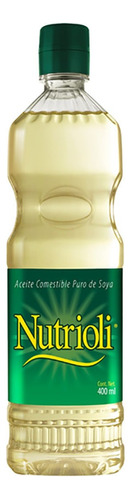 Aceite puro de soya vegetal Nutrioli botellasin TACC 400 ml 
