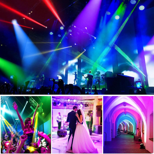 . Canhão De Leds Rgb Audiorrítmico Dmx Controle Remoto