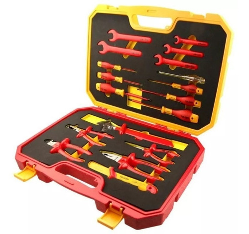 Set Juego De Herramientas De Mano Aislado 1000v 18pcs