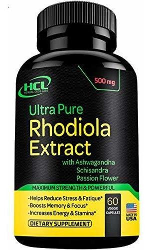 Rhodiola Para La Energia 500 Mg