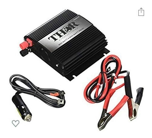 Convertidor-inversor Corrient 12v A 110 V- 400 Watt Thor Usa