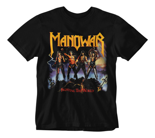 Camiseta Heavy Metal Manowar C1