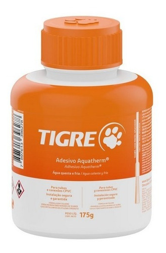 Imagem 1 de 1 de Kit Com 8 Adesivos Aquatherm 175g Tigre