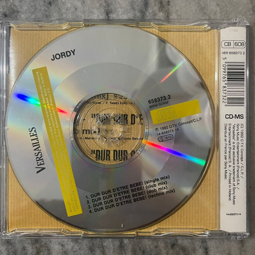 Cd Jordy Dur Dur D'etre Bebe