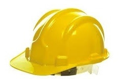 Casco De Seguridad Amarillo  - Obra Albañil