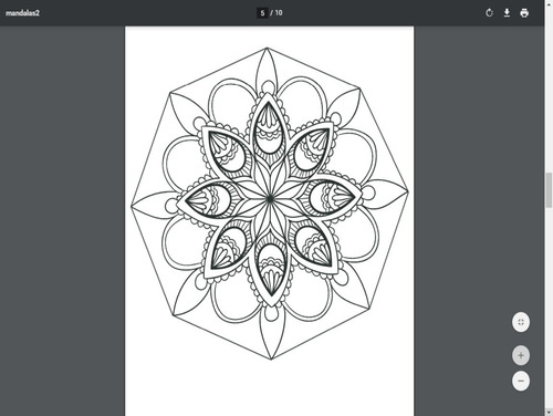 Mandalas Para Pintar Imprimibles 10 Modelos En Pdf