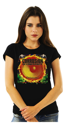 Polera Mujer Corrosion Of Conformity Delive Punk Abominatron