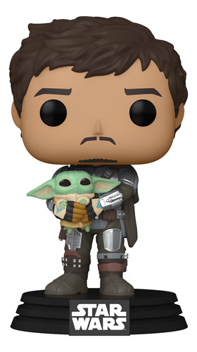 Funko Pop Mando Holding Child The Mandalorian - 461