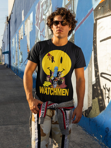 Camisetas Cine Clasico Comic Watchmen N3
