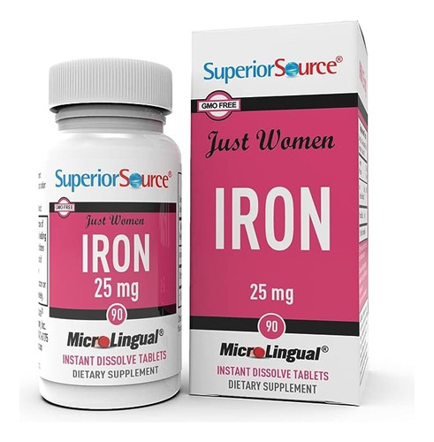 Superior Source Just Women Iron 25mg 90unidades 