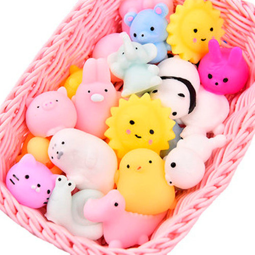 12 Squishy Mochi Bichinho Macio De Apertar Squishies Tiktok