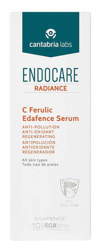 Endocare Radiance C Ferulic Edafence Serum 30 Ml Tipo de piel Todos
