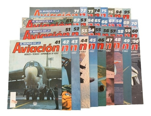Revista El Mundo De La Aviacion Planeta Agostini Combo De 3u (Usado)