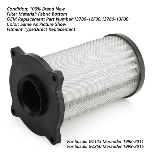 Filtro De Aire Para Suzuki Gz 125 Marauder Gz 250