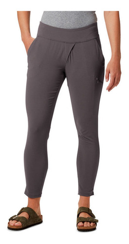 Imagen 3 de 5 de Pantalon Mountain Hardwear Dynama Ankle Mujer (purple Dusk)
