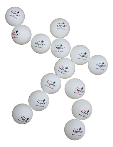 Paquete De 100 Pelotas De Ping Pong De Entrenamiento 3 Estre Blanco