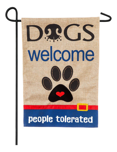  Bandeira Evergreen Cães Bem-vindos Pessoas Toleradas Bandei