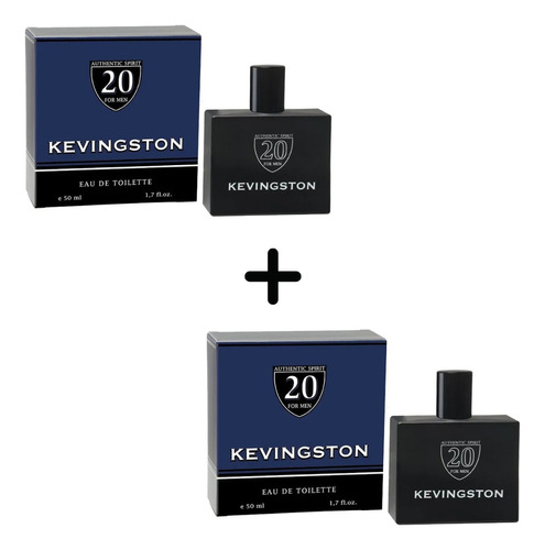 Combo X2 Pefumes Kevingston Azul N° 20 50 Ml 