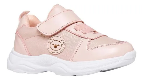 Tenis Casual Infantil Moda Ni a Color Petalo Tipo Piel Meses