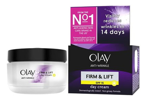 Olay Crema Antiarrugas Firm & Lift Spf 15 40+ Día, 1.7 Onz.