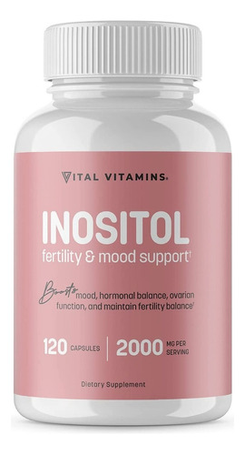 Inositol 120 Caps Vital Vitamin - - Unidad A $1608