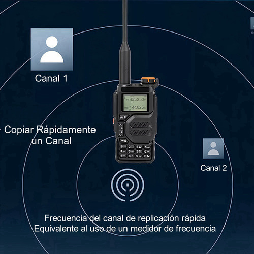 1 Walkie Talkie Radio Uvk5 Manos Libres 200 Canales