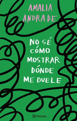 No Sé Cómo Mostrar Dónde Me Duele, De Amalia Andrade., Vol. 1.0. Editorial Planeta, Tapa Blanda, Edición 1 En Español, 2023