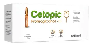 Cetopic  Vitamina C X30ampollas - mL a $3450