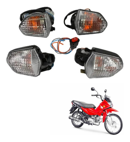 4 Pisca Completo E Pisca Alerta Honda Pop 110 2015